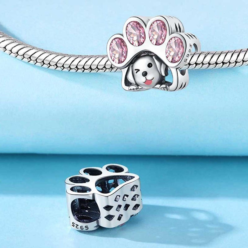 CYCUFF Store 925 Sterling Silver Charms Suitable for Charm Necklaces, Bracelet Pendants Beads Jewellery Gift for Women Family Friends - Image 3